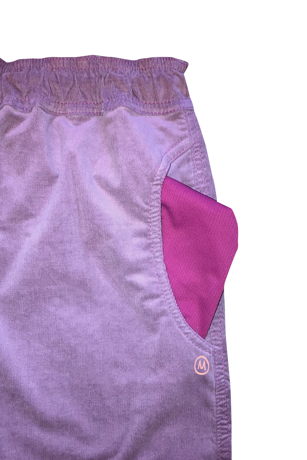 Monki Zana straight leg cord trousers in lilac | ASOS